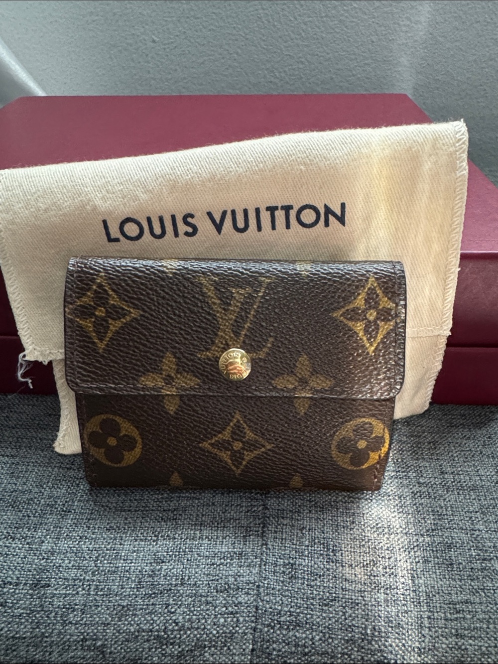 Louis Vuitton Brown Monogram Wallet - Compact Card Holder